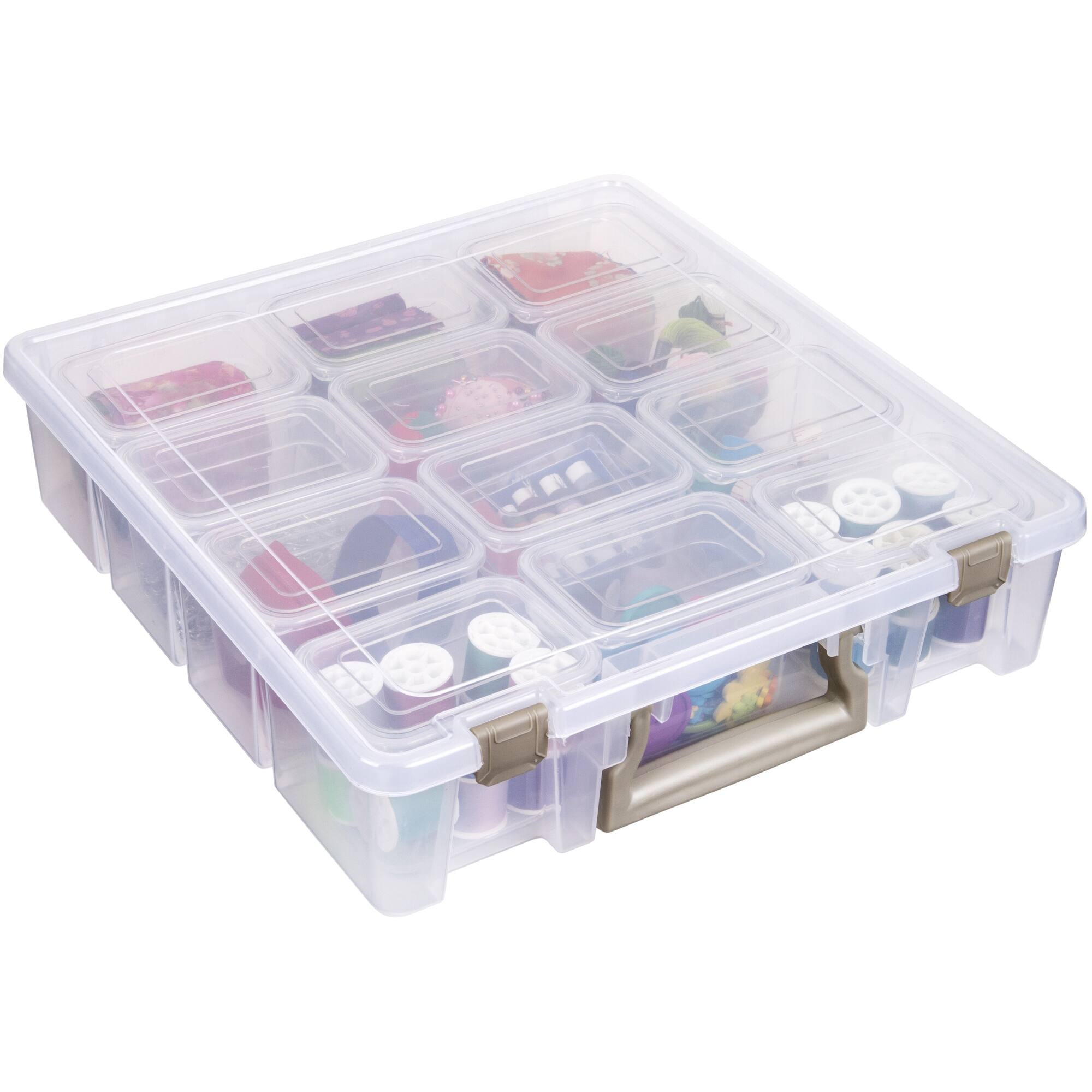 ArtBin® Super Satchel™ Translucent 12 Compartment Box